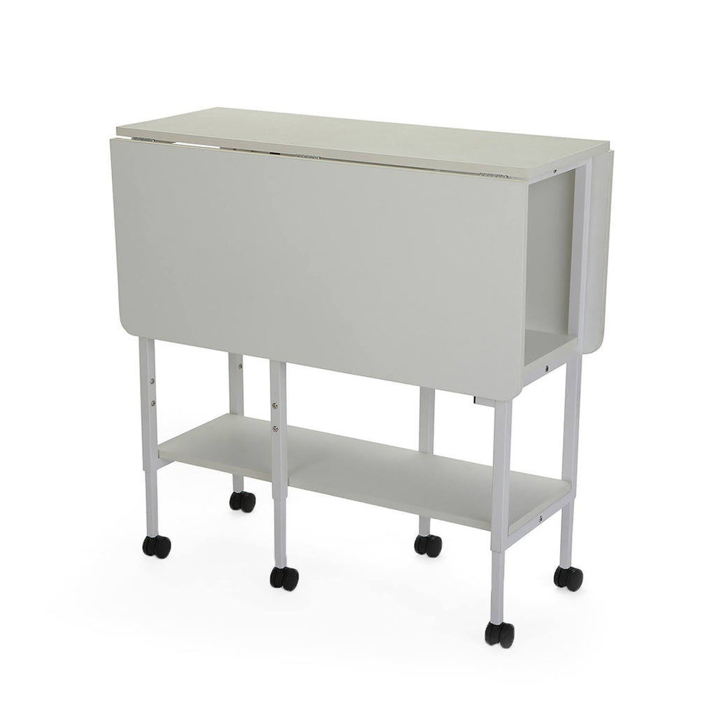 White Height Adjustable Cutting Table G115