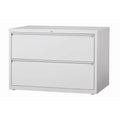 2-Drawer Metal Lateral File Cabinet, Light Gray N460