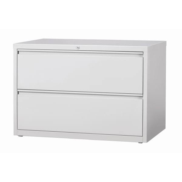 2-Drawer Metal Lateral File Cabinet, Light Gray N460