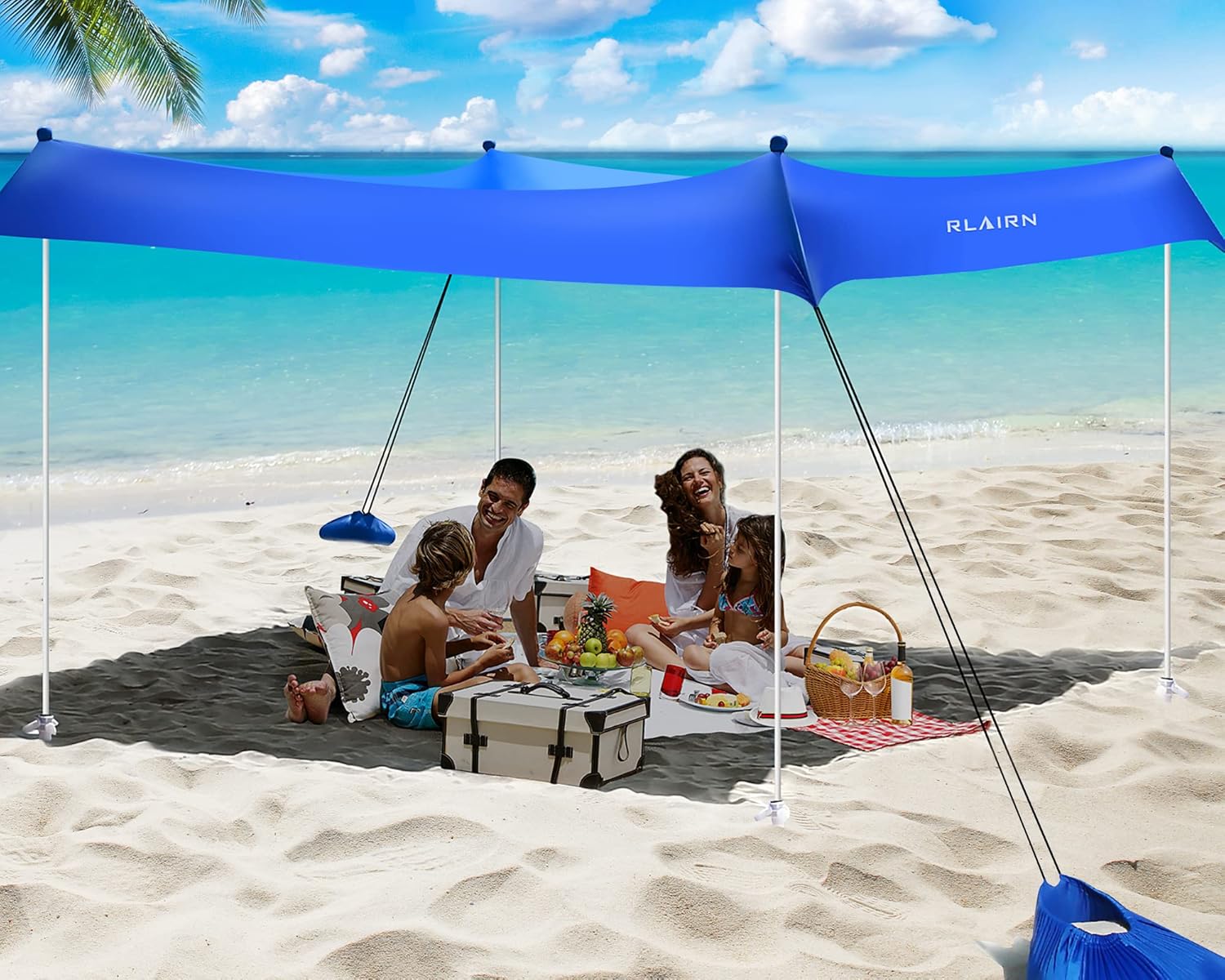 Pop up Beach Tent Sun Shelter with Carry Bag M353253