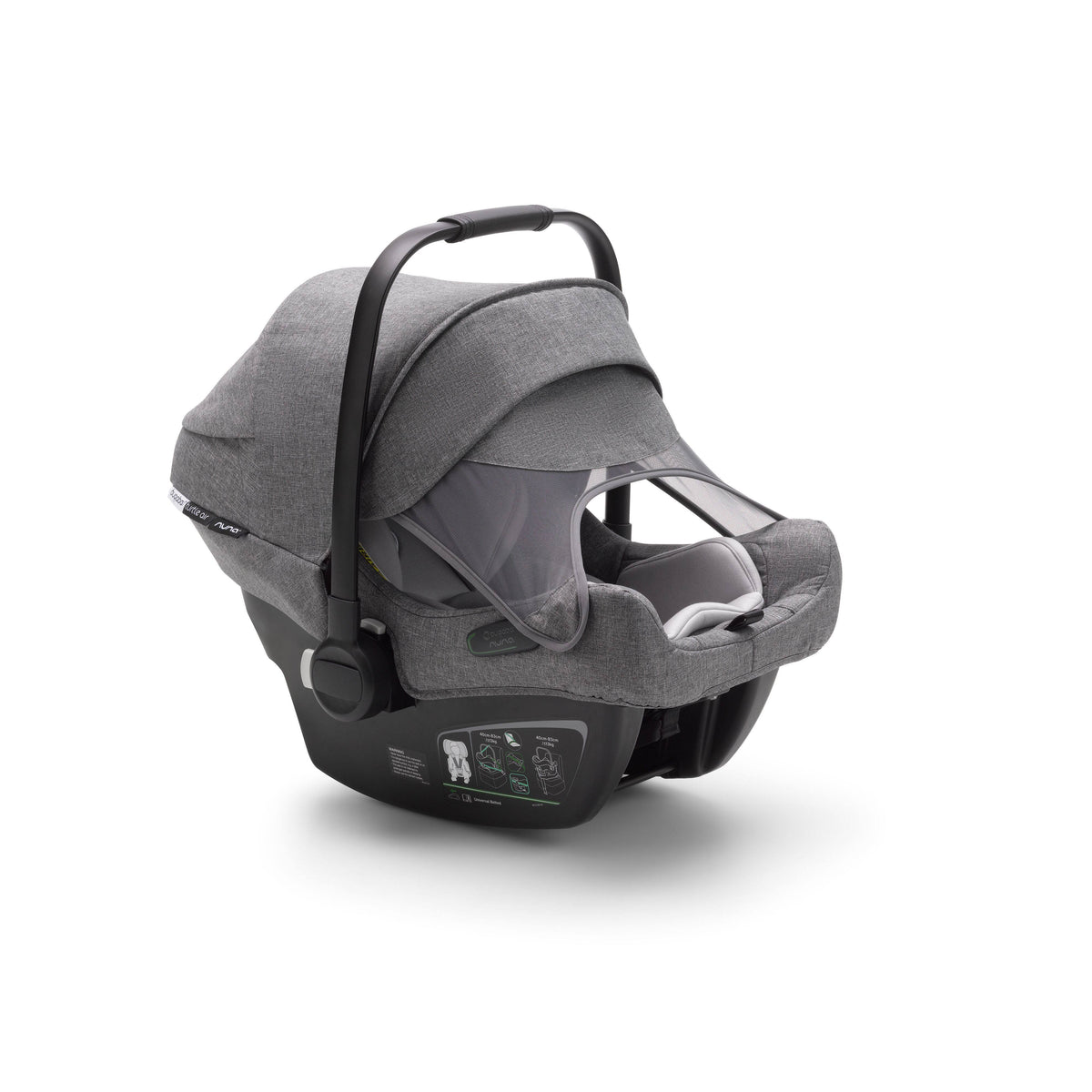 Grey Car Seat with Base O28613