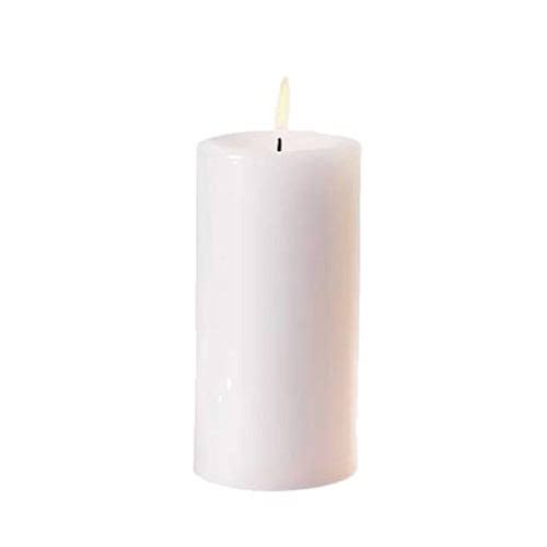 White Wax Pillar Candle - 12/Case N53824