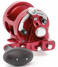 Red 2-Speed Lever Drag Casting Reel G79541