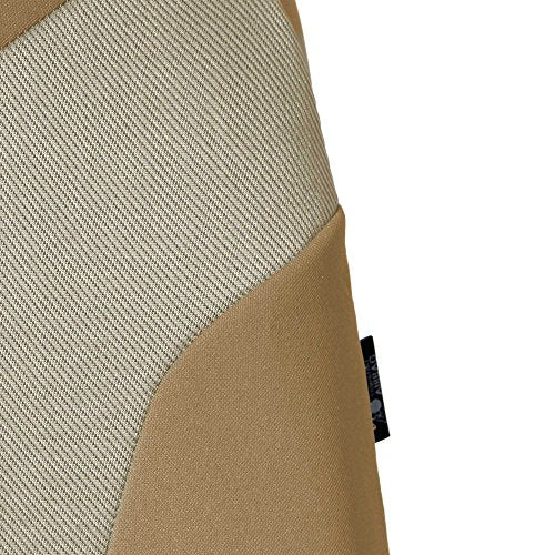 Beige Twill Car Seat Covers Full Set T5660