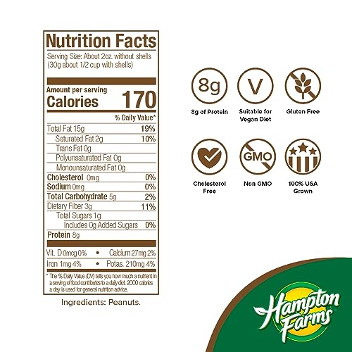 Jumbo Raw Natural In-Shell Peanuts 24 oz. Bag Q268596