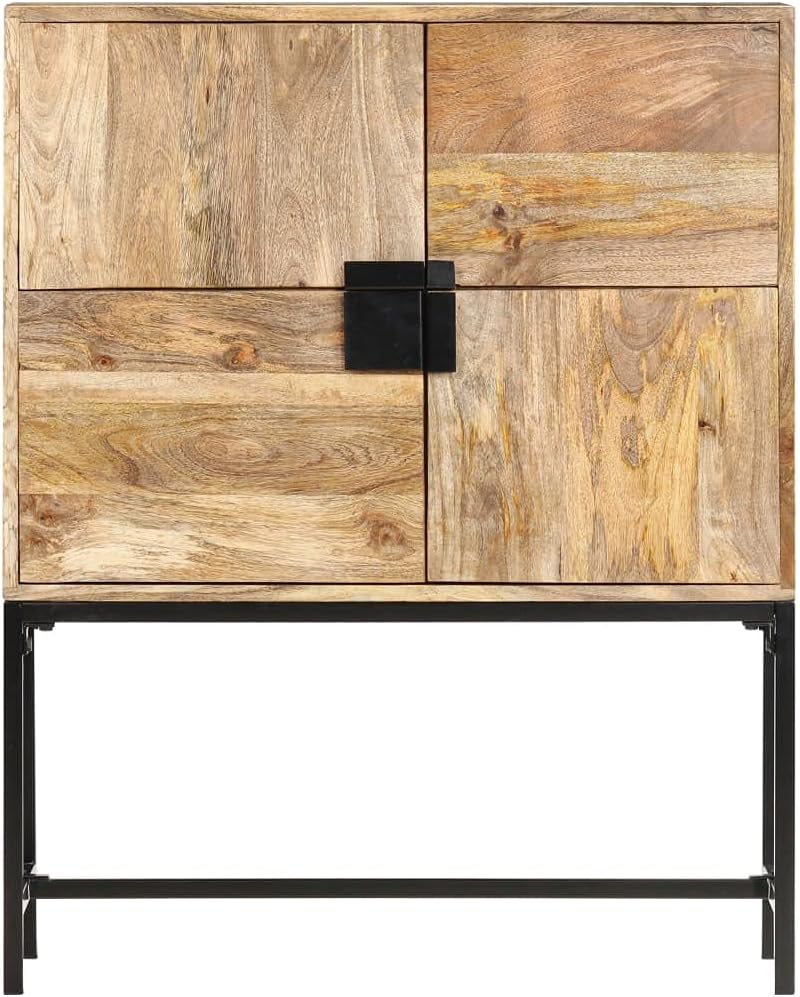 Solid Mango Wood Highboard 31.5"x11.8"x39.4" T45791