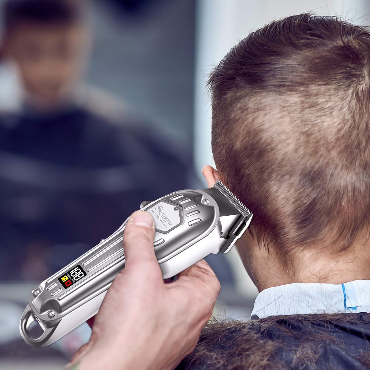 Mens Hair Clippers Cord Cordless Hair Trimmer Professional Haircut Kit T18160