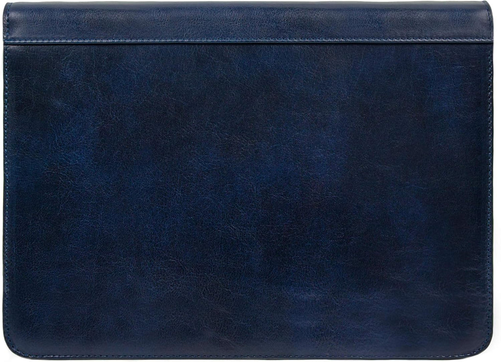 Brown Handcrafted Leather Portfolio Folder W684955