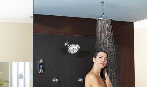 Chrome Vertical Spa Digital Control D45825