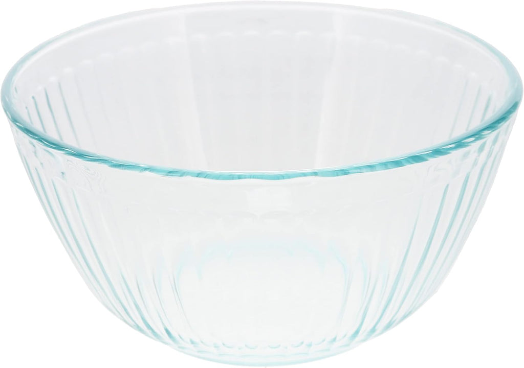 6-Cup Glass Mixing Bowls with Blue Spruce Lids K998006