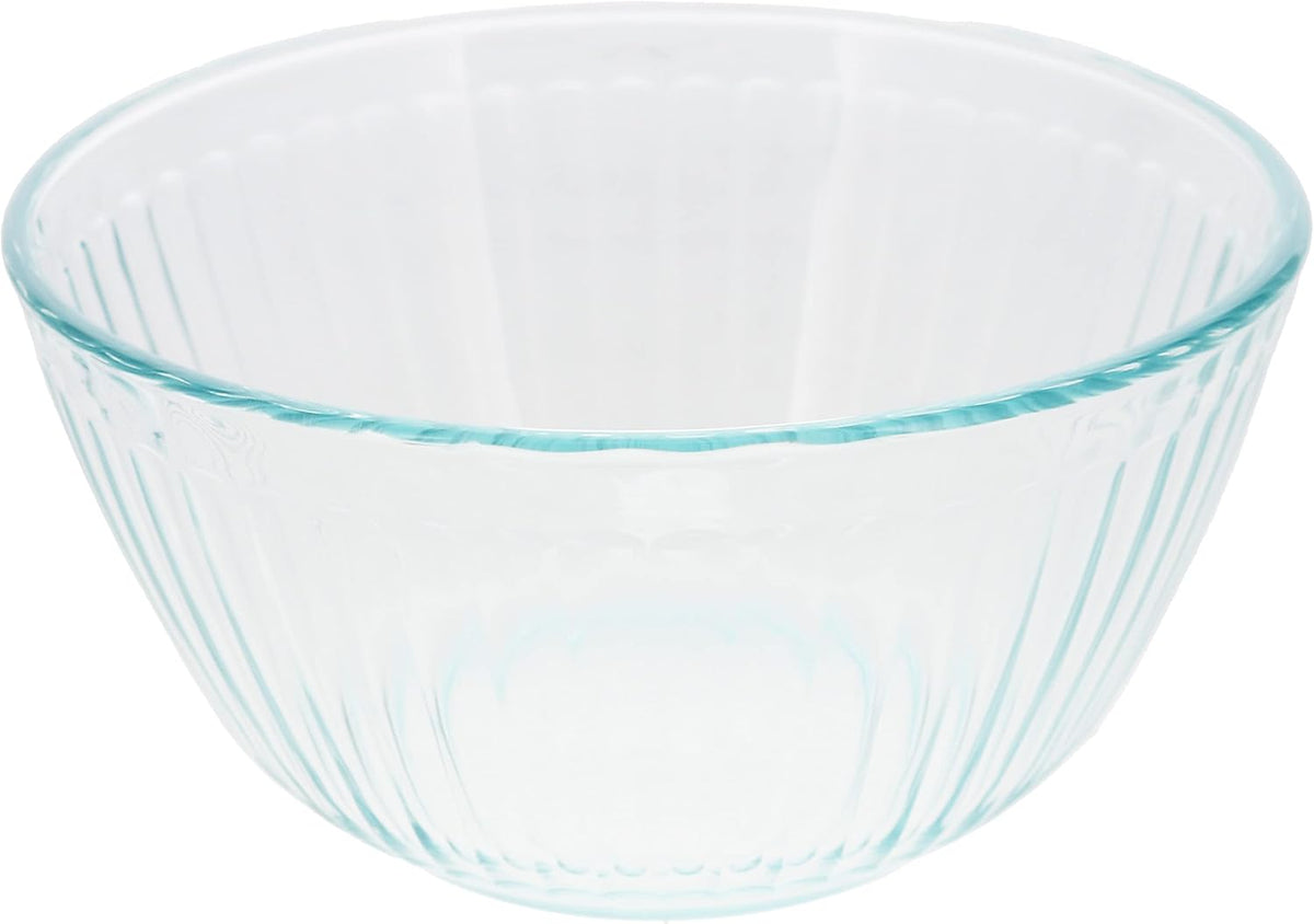 6-Cup Glass Mixing Bowls with Blue Spruce Lids K998006