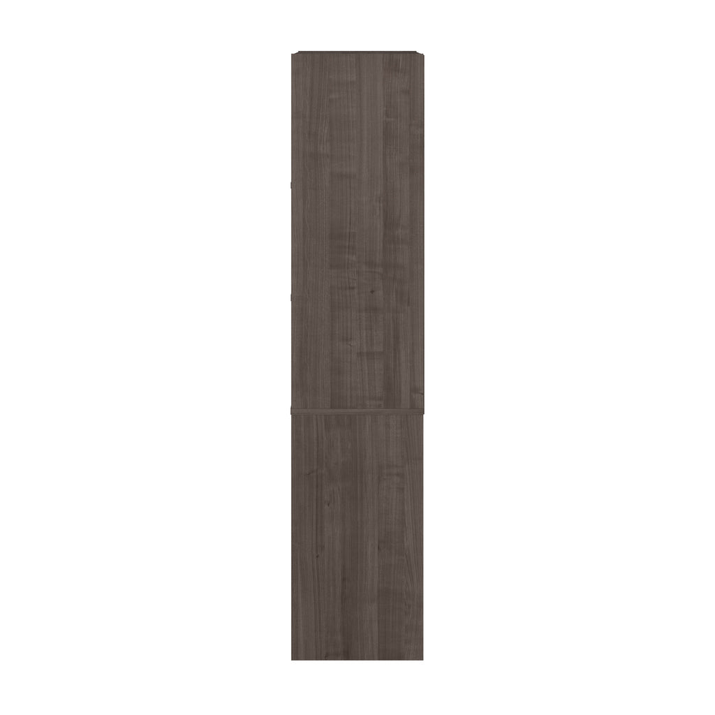 Medium Gray Maple 5-Shelf Engineered Wood Bookcase H89910