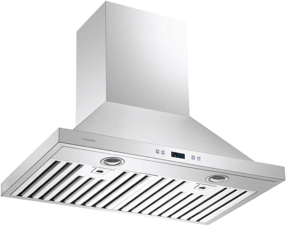 30 Range Hood Wall Mounted Brushed Stainless Steel Vent 900CFM N49202