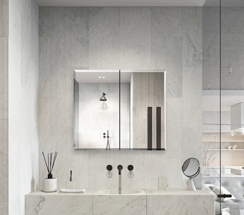 Double Door Mirror Medicine Cabinet D172