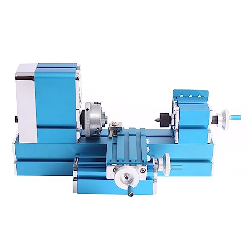 Miniature Metal Lathe - 36W 20000RPM Blue U171