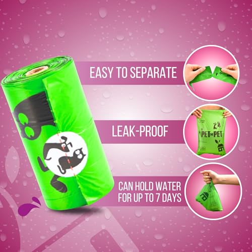 270 Counts Unscented Plant Based Dog Poop Bags J268