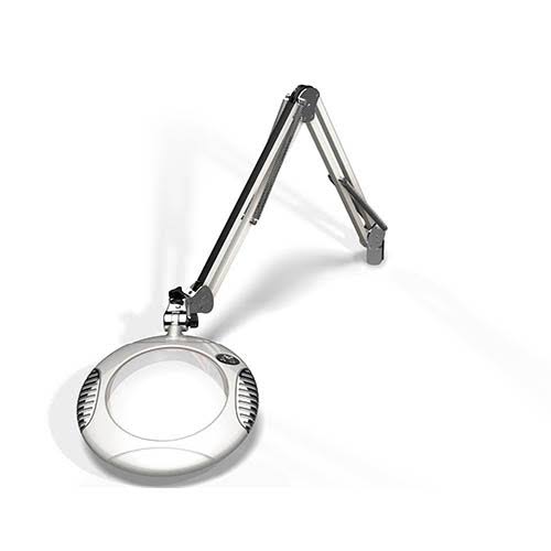 Green-Lite LED Magnifier, 30x22 Arm, White J9506