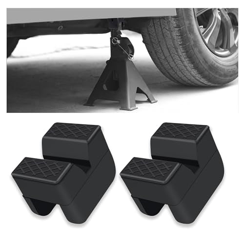 Slotted Rubber Car Jack Stand Pads W888373