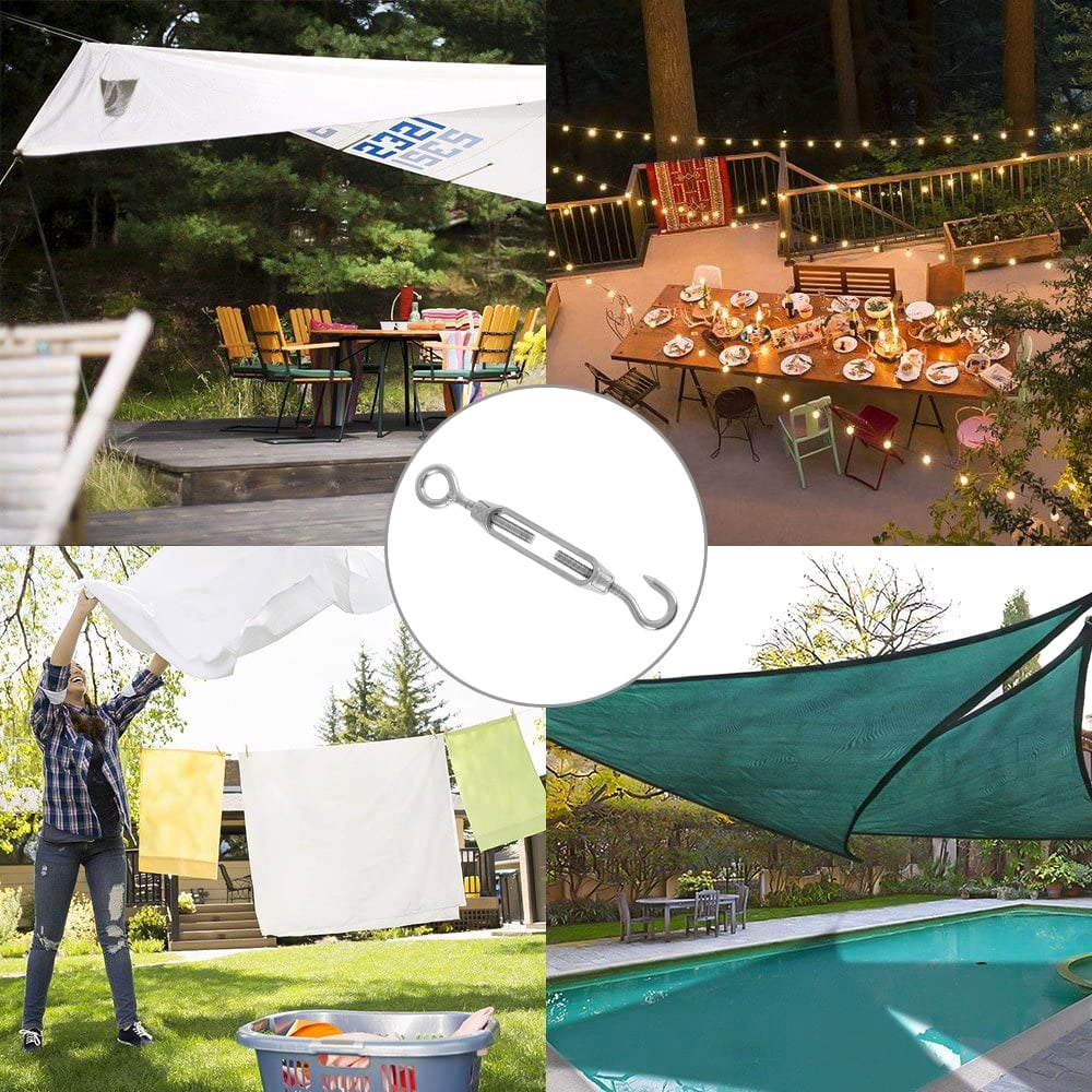 PVC Coated Steel Wire Rope String Light Hanging Cable Railing Kit U7717