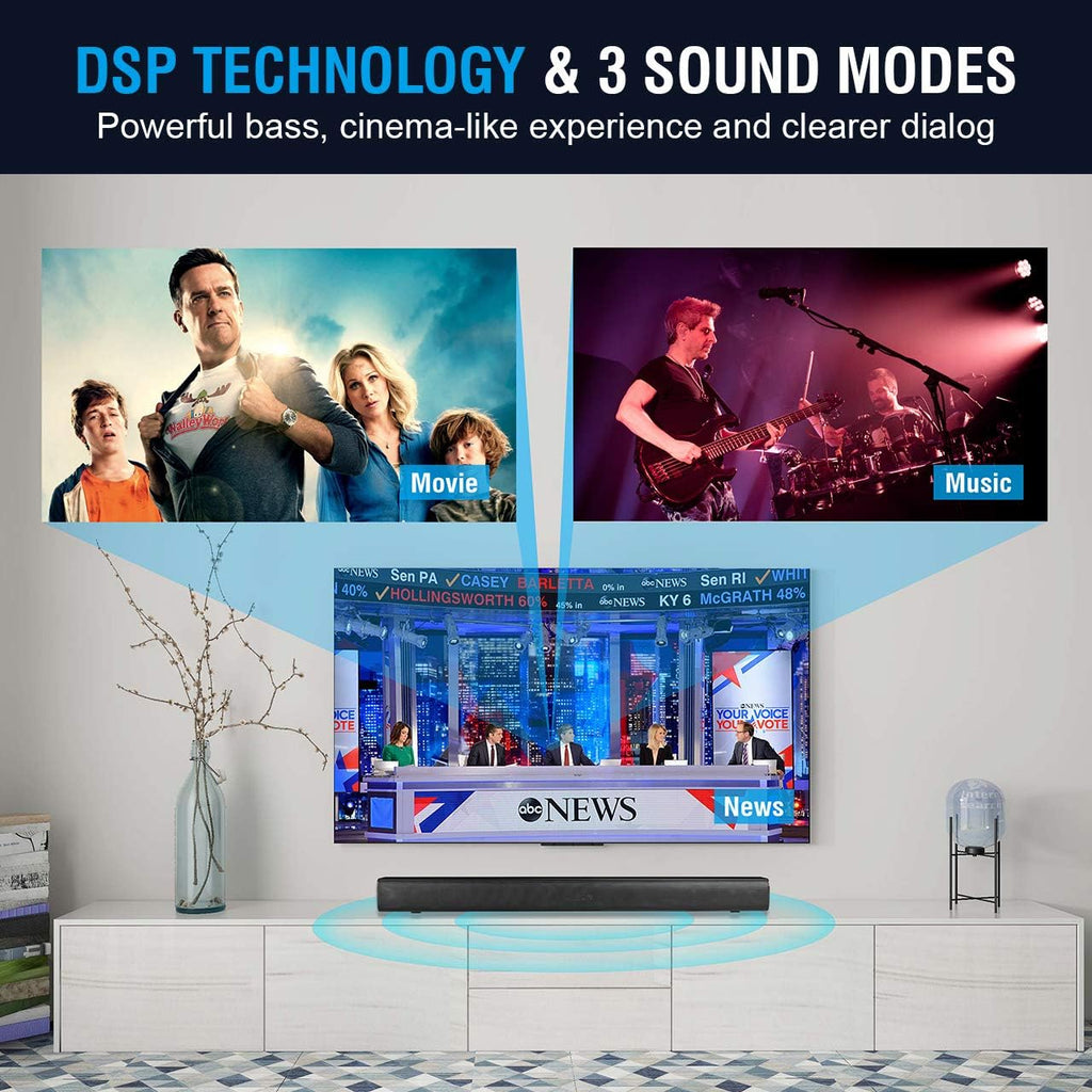 29-Inch TV Sound Bar with Subwoofer, Bluetooth 5.0 Speakers R779