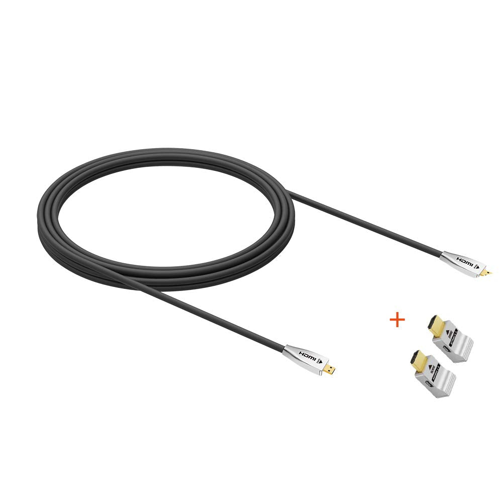 Fiber HDMI Cable 4K60HZ HDR 100 feet HDMI2.0b Cable, 18.2 Gbps, ARC, HDR10, Dolby Vision, HDCP2.2, 4:4:4, Ultra Slim and Flexible HDMI Optic Cable 30m R728