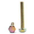 1-8 x 3 1/2 Coarse Thread Grade 8 Hex Tap Bolt Alloy Steel Yellow Zinc Plated V461086