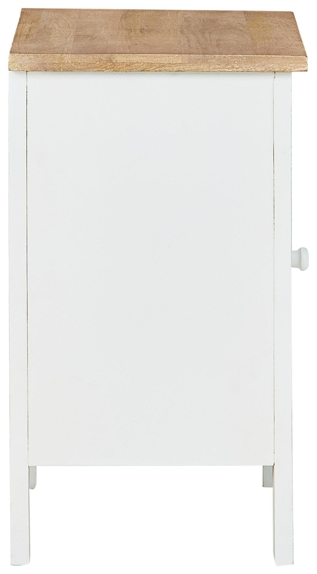 White and Brown Accent Cabinet C46646