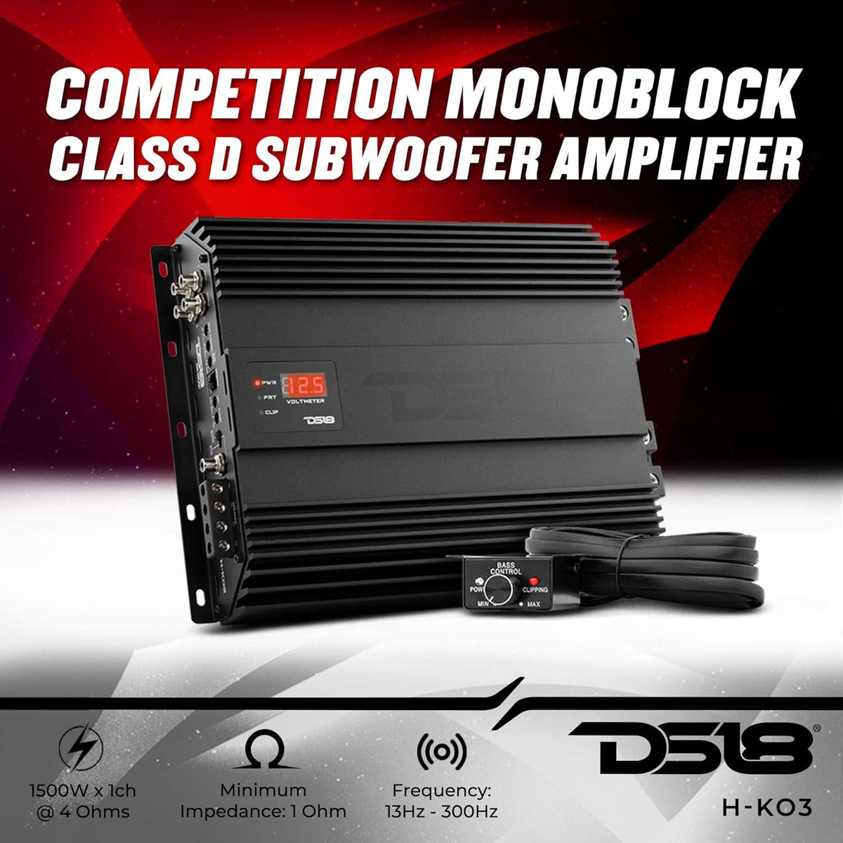 3000 Watts Rms Monoblock Car Audio Amplifier M1980