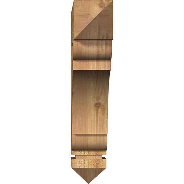 4 inch x 20 inch x 20 inch Western Red Cedar Bracket Z7019