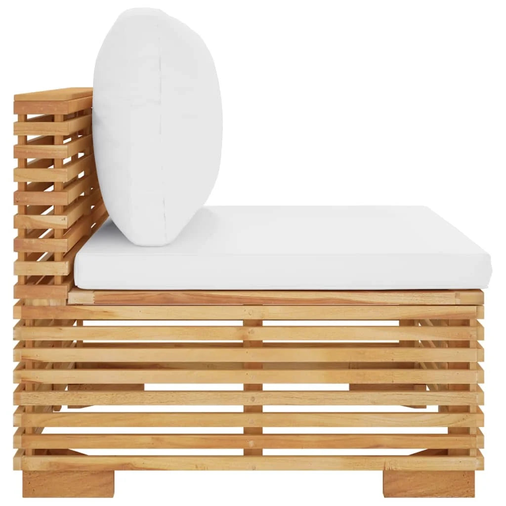 Teak Patio Sofa with Cushions U894