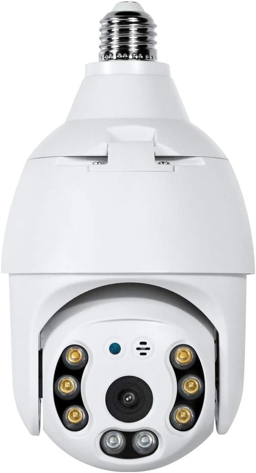 2K 3.0MP Wireless PTZ Security Camera with E27 Bulb Connector, Pack of 2 S875520