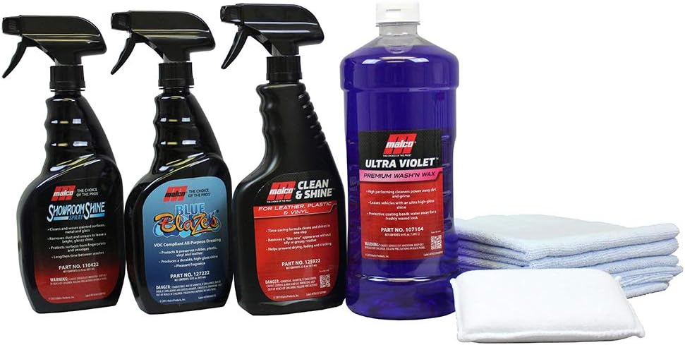 All-in-One Auto Detailing Kit with 6 Car Detailing Products X17693