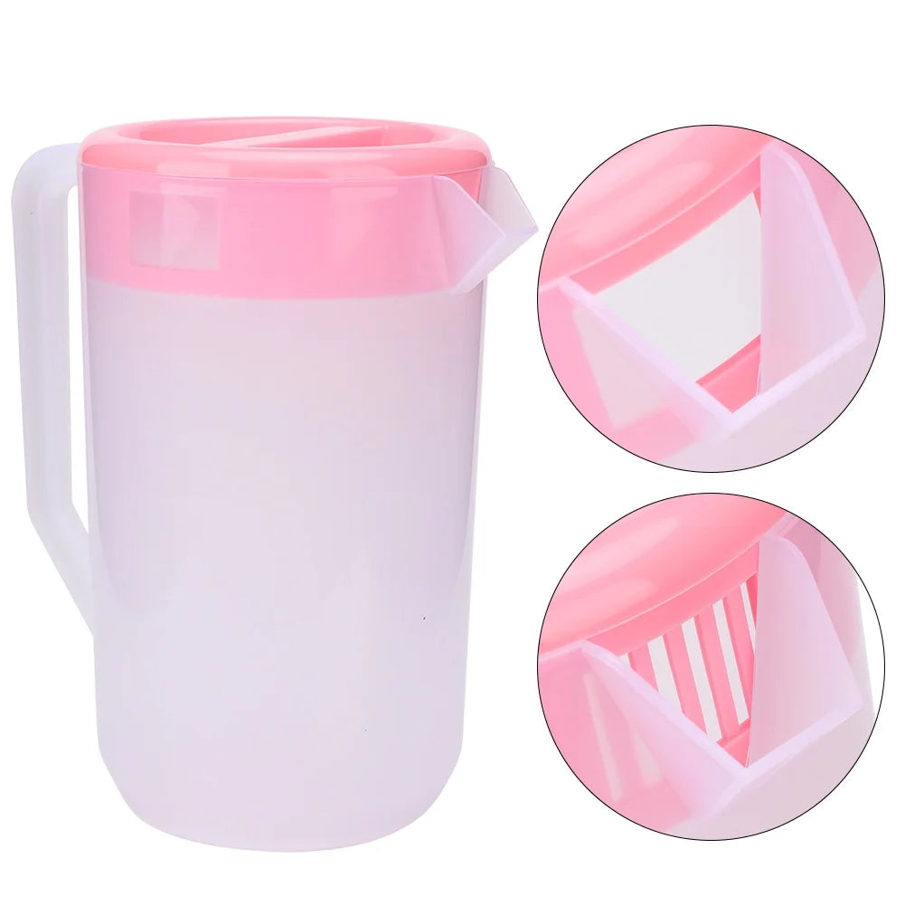 Pink 4000ml Plastic Cold Kettle Water Bottle E7003