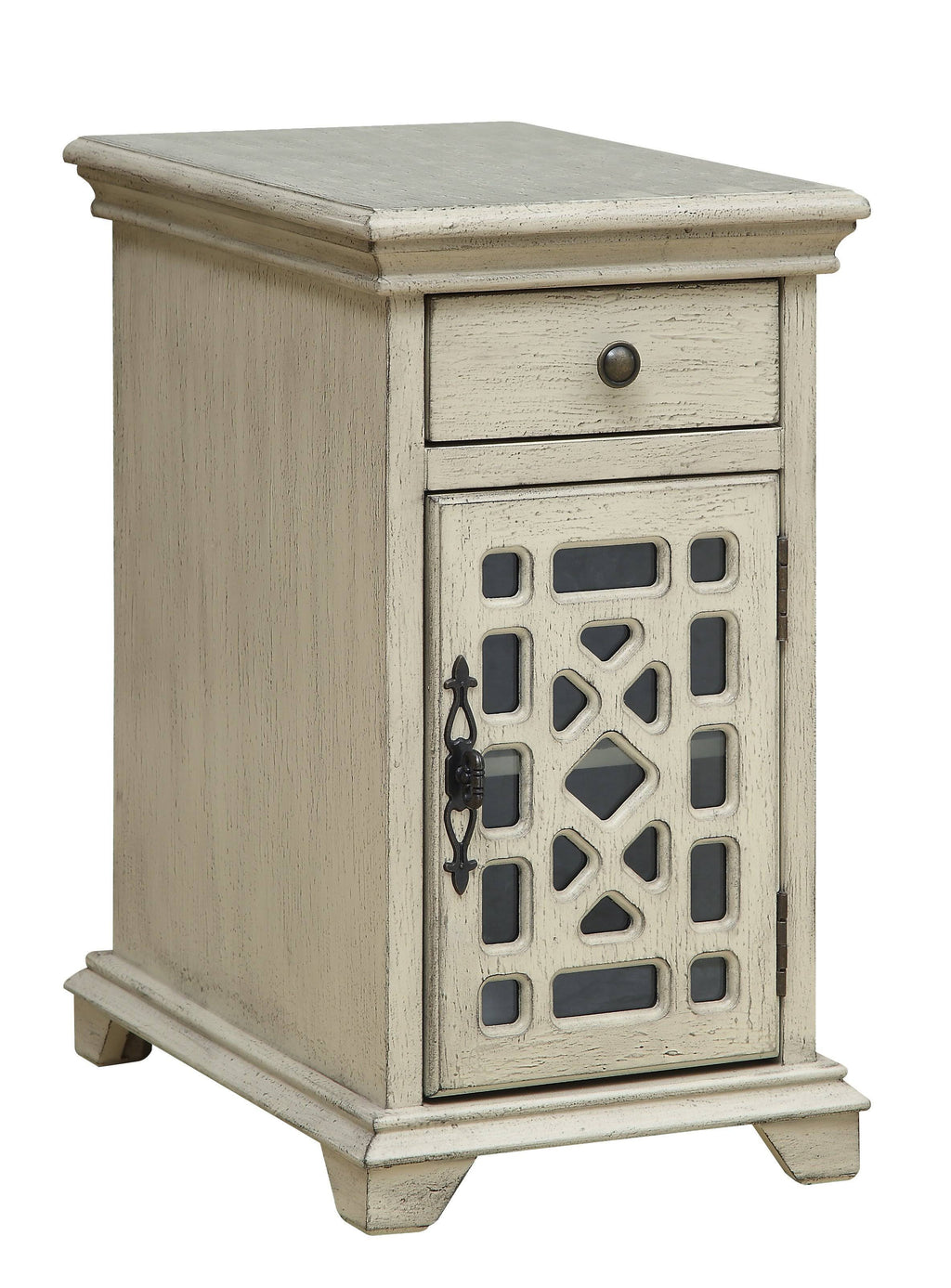 One Drawer One Door Chairside Cabinet Z80010