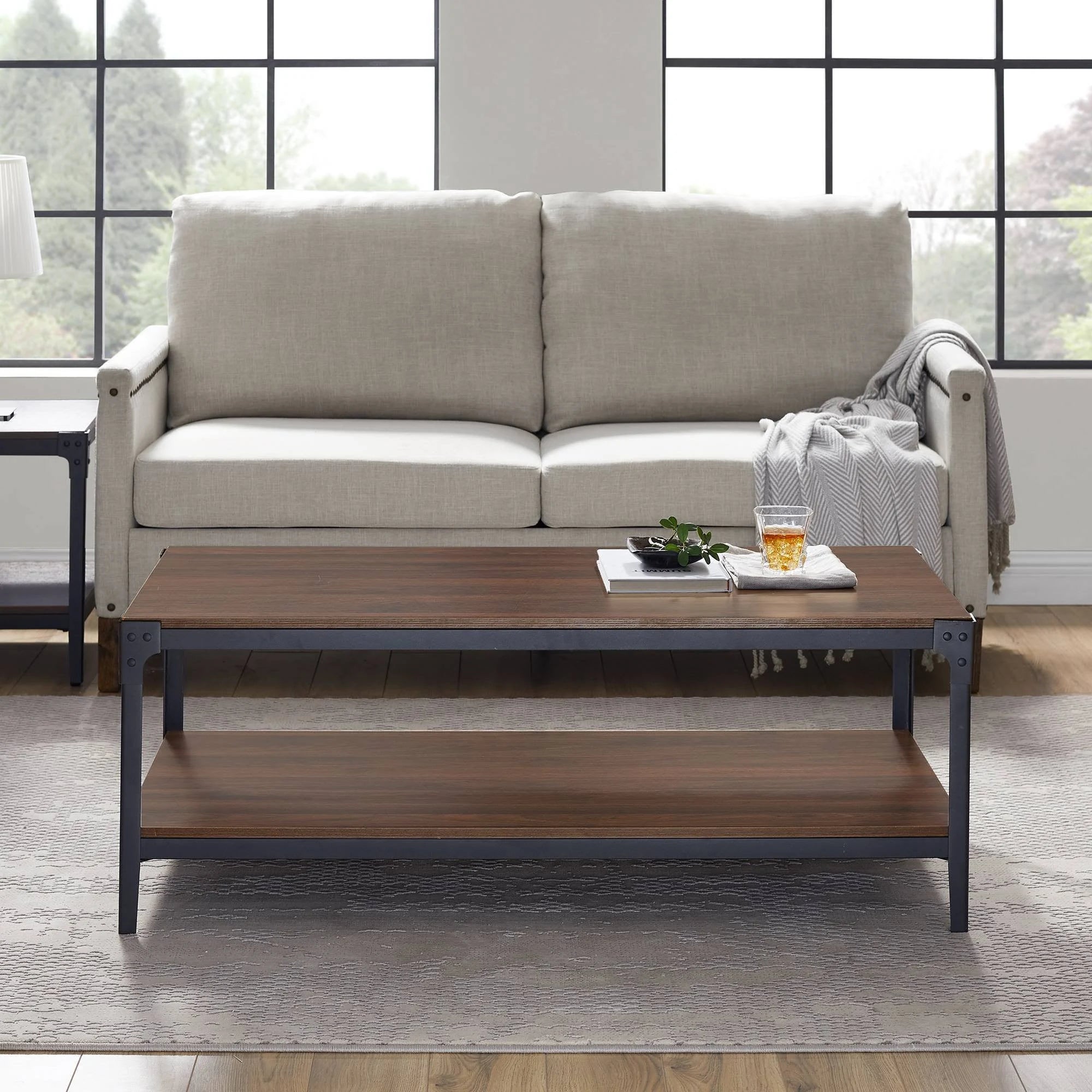 Dark Walnut Wood Coffee Table I394402