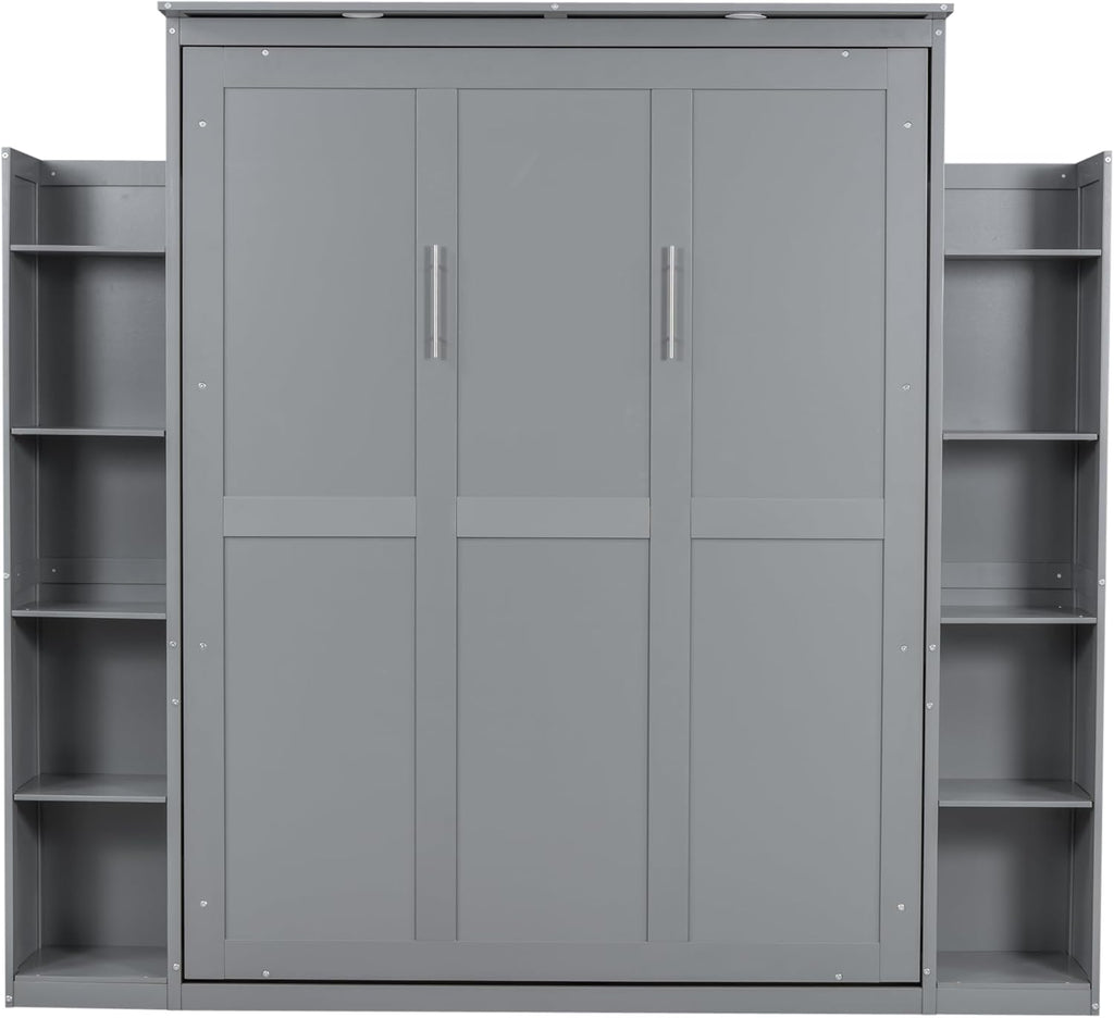 Queen Size Solid Wood Murphy Bed K6566