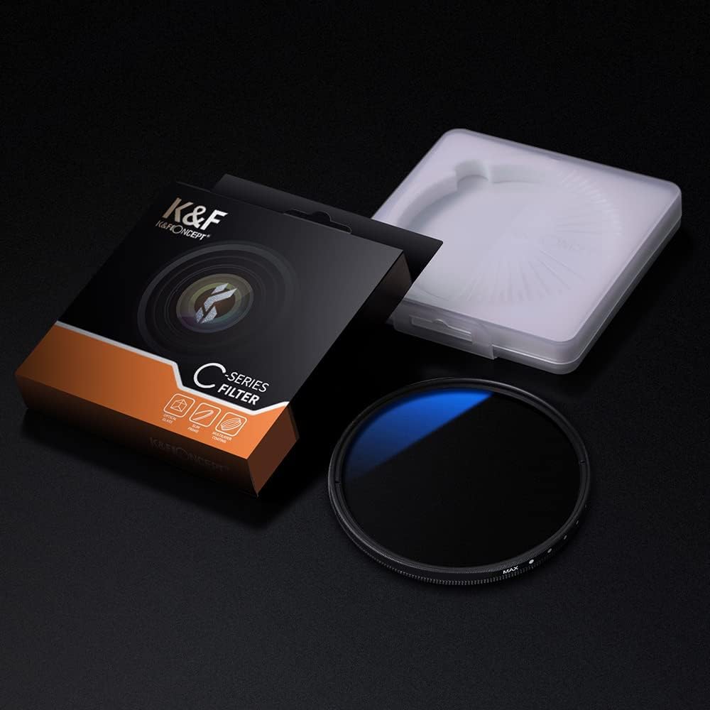 49mm Variable Neutral Density Filter ND2-ND400 9 Stops Pack of 2 Q898