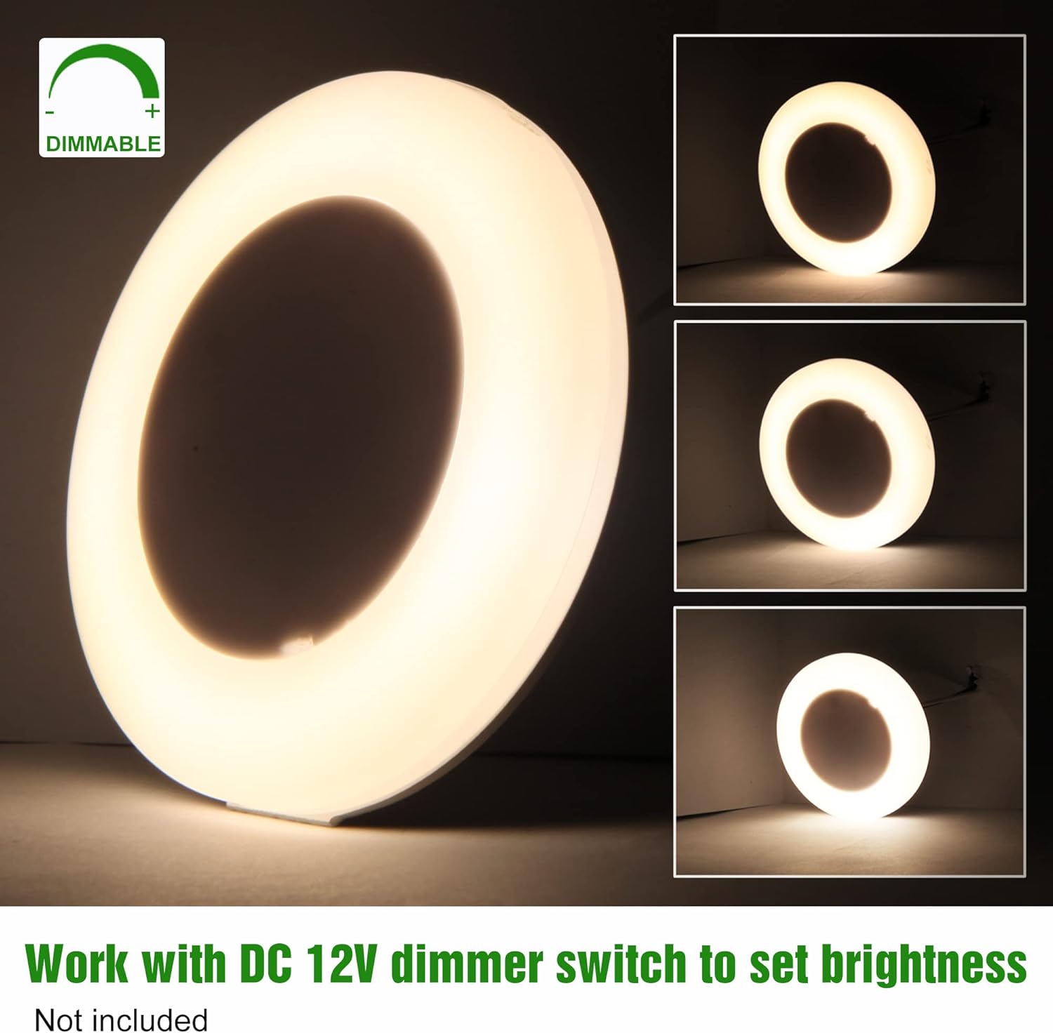 12 Volt LED Ceiling Dome Light, 6 Packs V644
