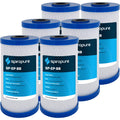 10x4.5 Carbon Filters (6 Filters), White X8029