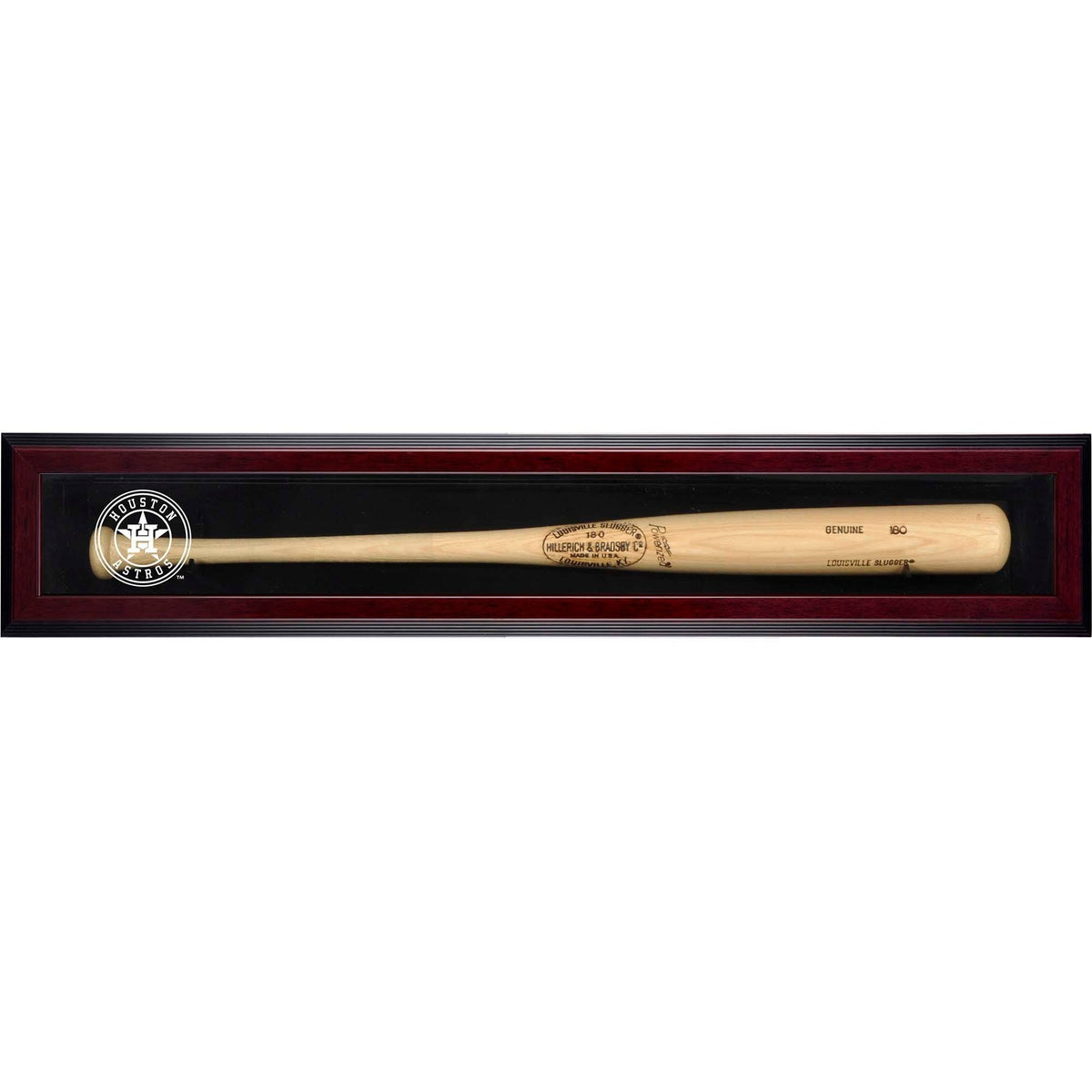 Mahogany Framed Single Bat Display Case P147624