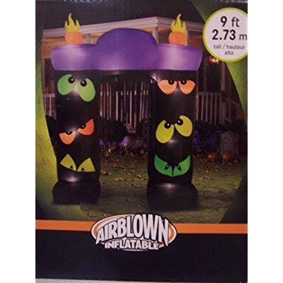 9 ft Lighted Halloween Inflatable Archway Z583440