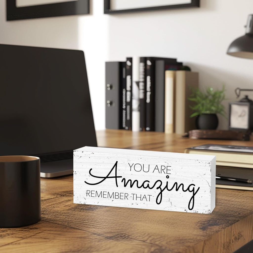 Wooden Sign 8x3x0.6 Inches W32240