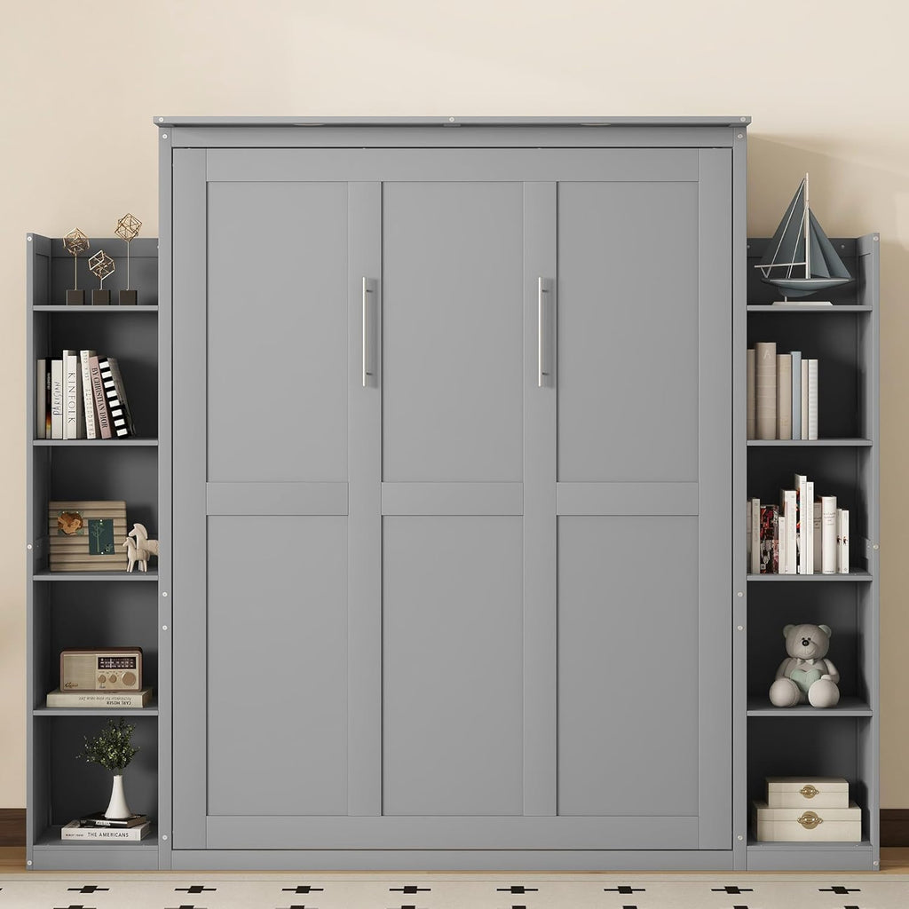 Queen Size Solid Wood Murphy Bed K6566