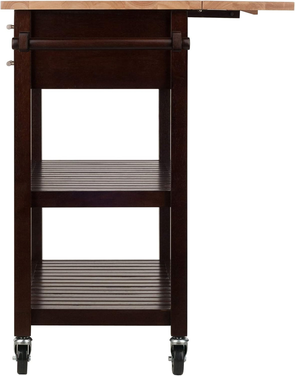 Cappuccino/Natural Kitchen Cart I803