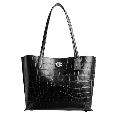 Embossed Croc Willow Tote O935