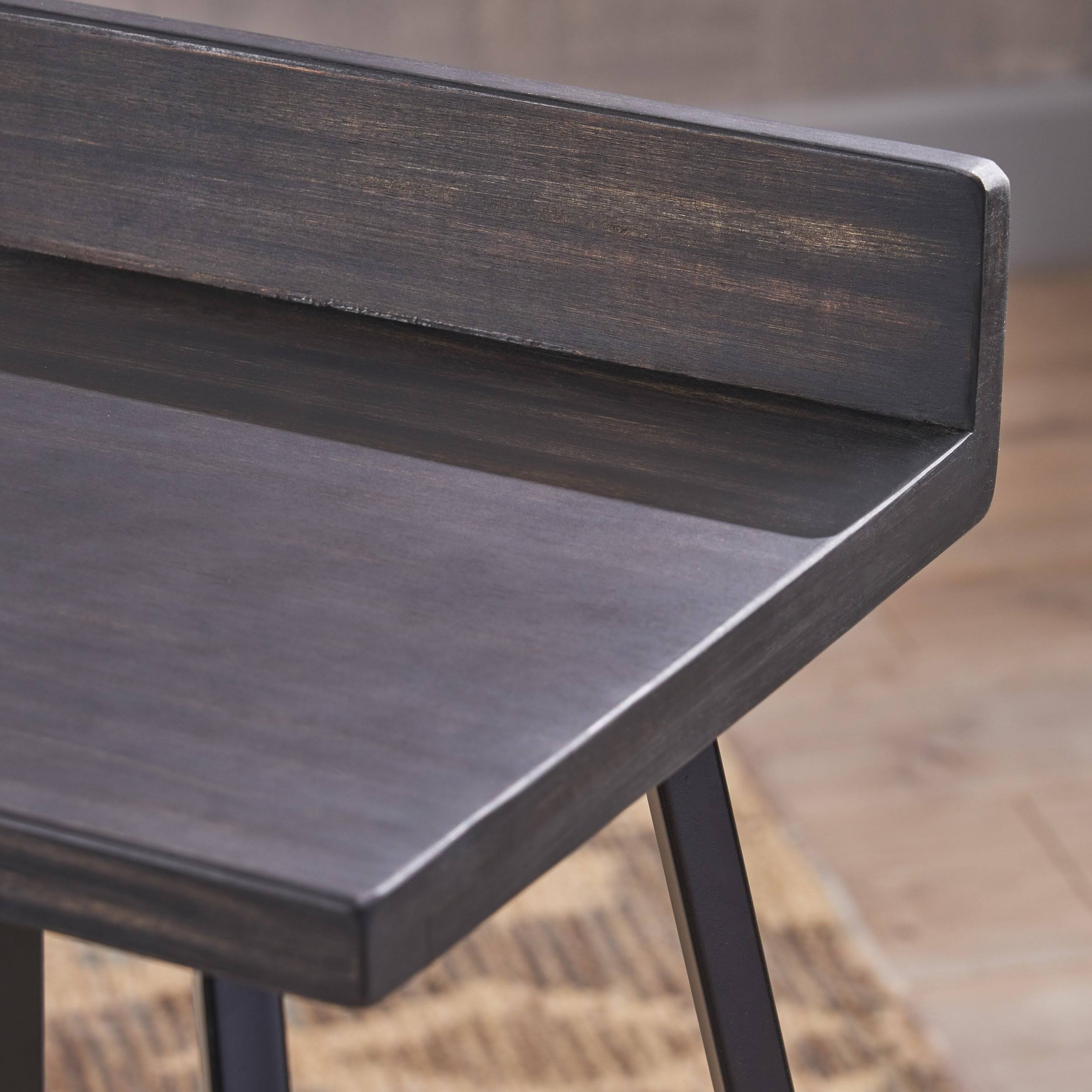 Dark Brown Bar Stool Set of 2 K806