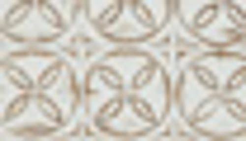 Rectangular White and Beige Wood Wall Decor 16 in. x 48 in. Z420376