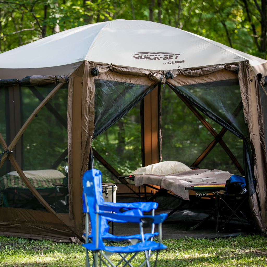 12.5' Portable Outdoor Gazebo Canopy Tent with Floor Tarp B814