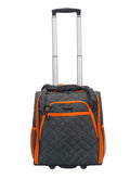 Charcoal Wheeled Underseat Carry-On W87824