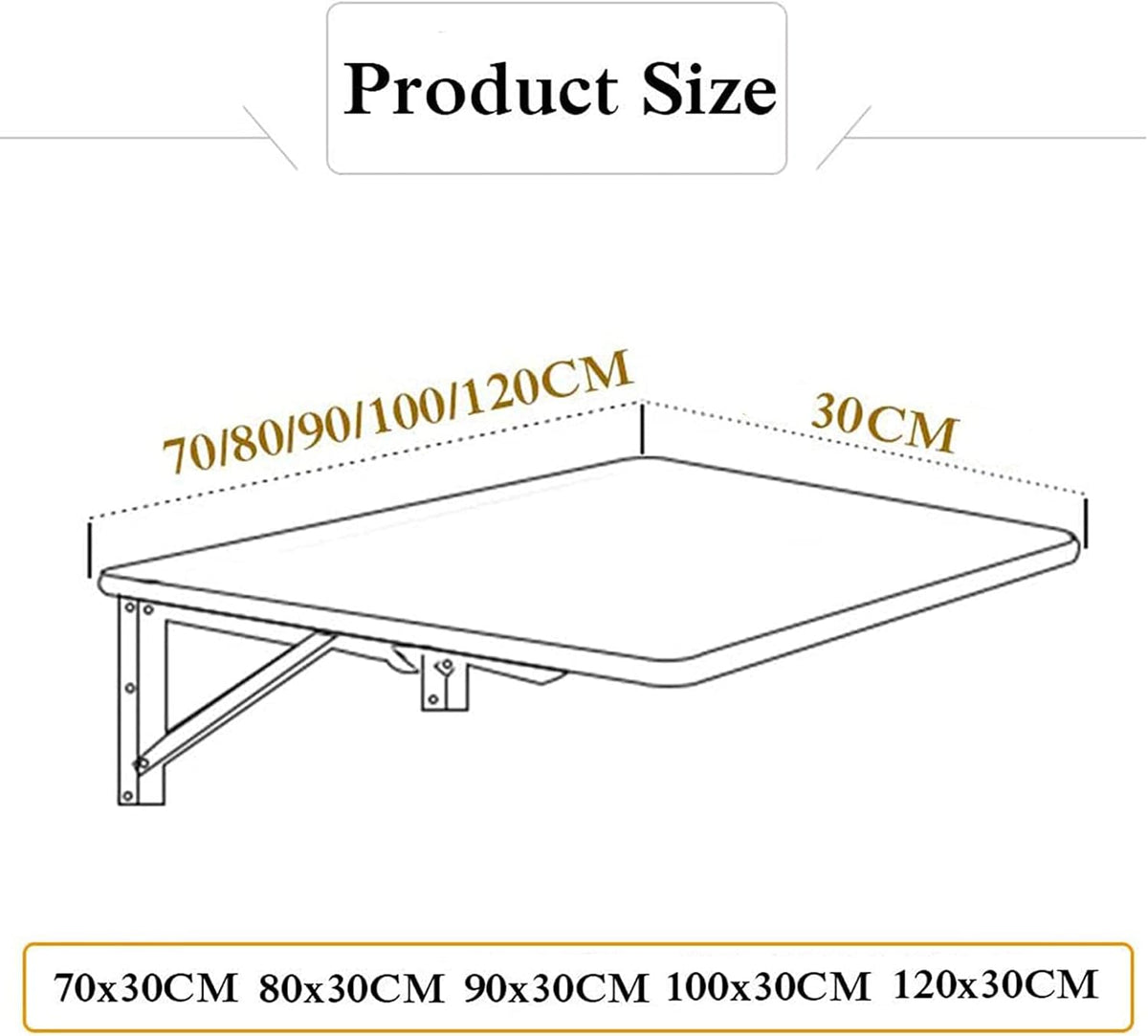 Wall Mounted Fold Down Desk X633